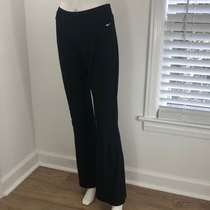 NIKE medium black athletic flare pant